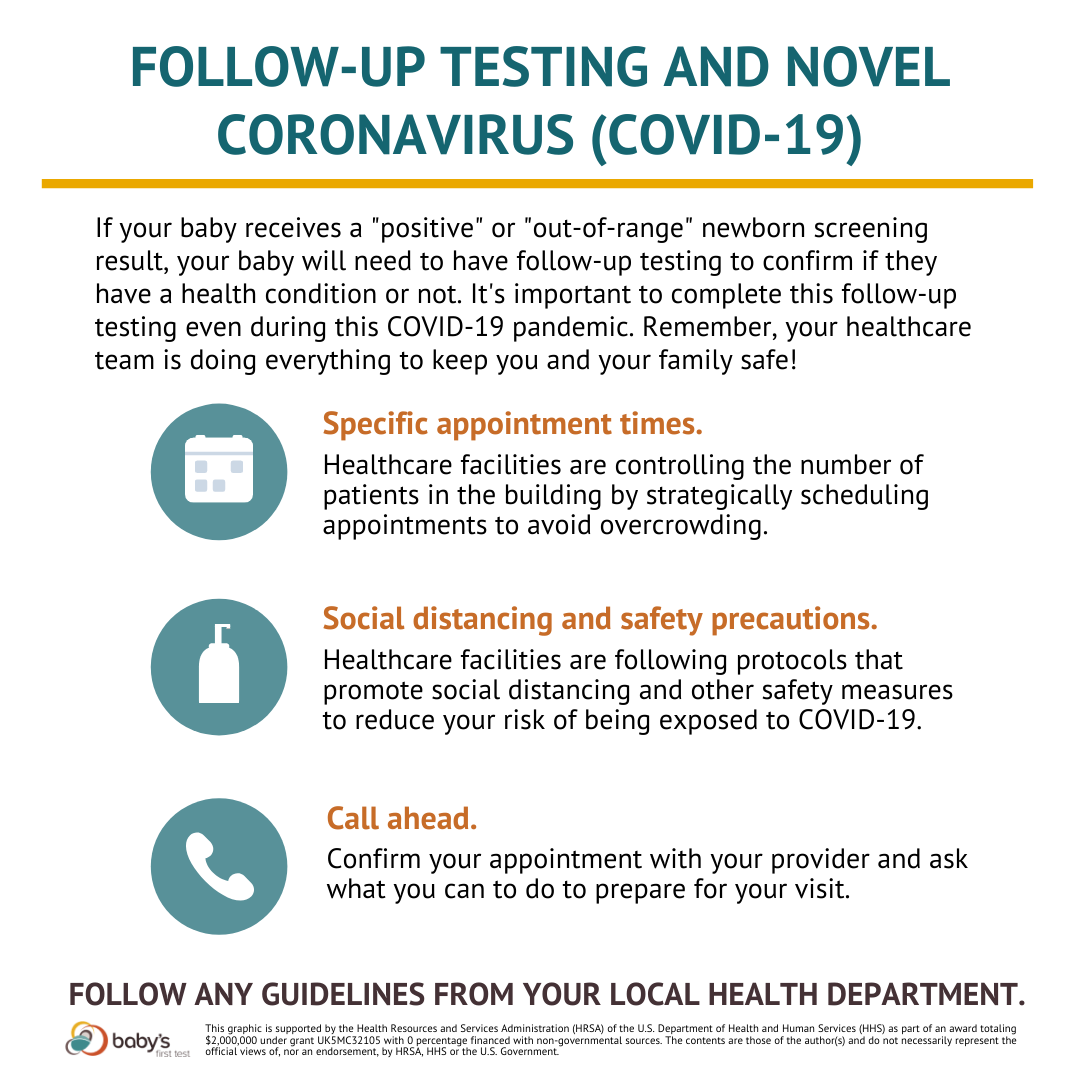 FollowUp Testing and Novel Coronavirus (COVID19) Baby's First Test